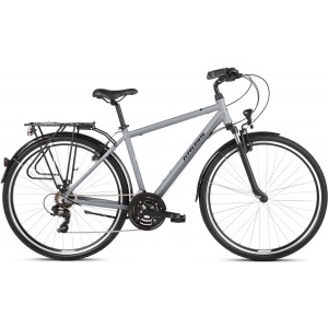 Dviratis KROSS Trans 1.0 SR pilkas